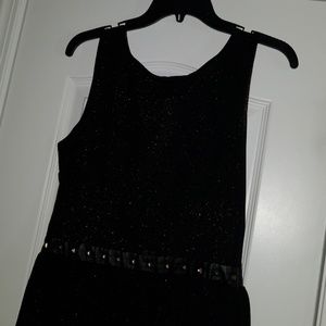 Black and Gold with studded belt TCEC dress